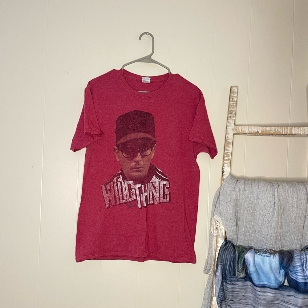 Men’s “Wild Thing” Rick Von T-Shirt | Red | Size M | Like New